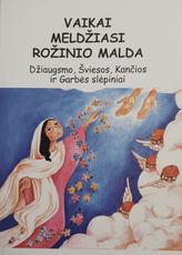 Vaikai meldžiasi Rožinio malda