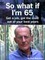 So What If I'm 65