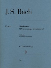 Sinfonien (Dreistimmige Inventionen) für Klavier zu zwei Händen. Revidierte Ausgabe von HN 360
