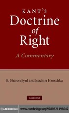 Kant's Doctrine of Right