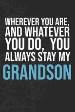 Wherever you are, And whatever you do, You always Stay My Grandson
