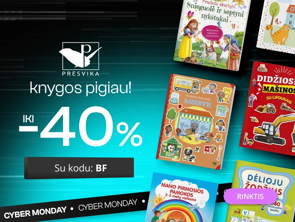 Leidyklos PRESVIKA knygoms iki -40% extra nuolaidos!