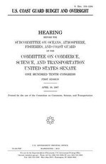 U.S. Coast Guard budget and oversight