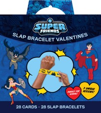 DC: Super Friends Slap Bracelet Valentines