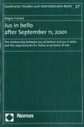 Jus in bello after September 11, 2001