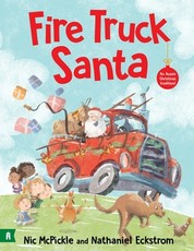 Fire Truck Santa