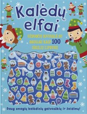 Kalėdų elfai. Užduočių knygelė su daugiau kaip 100 iškilių lipdukų
