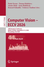 Computer Vision - ECCV 2026