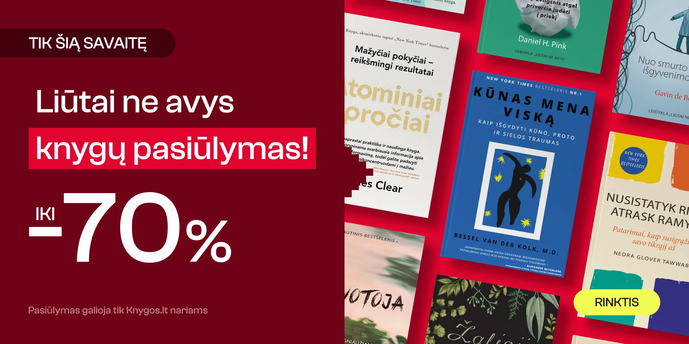 Leidyklos LIŪTAI NE AVYS knygoms iki -35%!