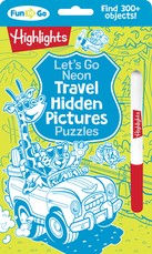 Let's Go Neon Travel Hidden Pictures Puzzles