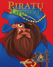 Piratų lipdukai (raudona)