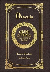 Large Print - Dracula, Volume 2 of 2 - Grand Type Collector's Edition - Matte Hardcover with Dust Jacket