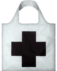 LOQI pirkinių krepšys „Kazimir Malevich : Black Cross “