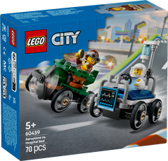 LEGO City Aeroplane vs. Hospital Bed Race Car Pack