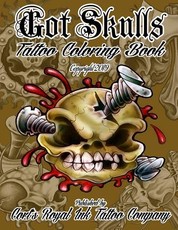 Got Skulls Tattoo Coloring Book