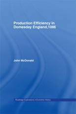 Production Efficiency in Domesday England, 1086