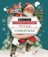 Brain Games - Sticker by Number: Vintage Christmas