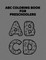 ABC Coloring Book For Preschoolers