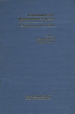 Contributions in Mathematical Physics