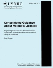 Consolidated Guidance about Materials Licenses