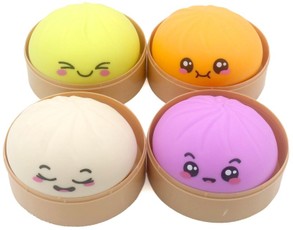 Antistresinis žaislas SQUISHY BUN „Squishy Dumpling“, 8,5 cm, 1 vnt.