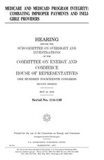 Medicare and Medicaid program integrity