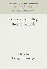 Historia Vitae Et Regni Ricardi Secundi