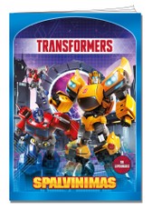Transformeriai. Spalvinimas su lipdukais