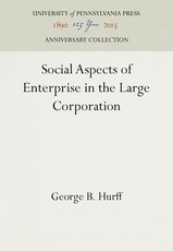 Social Aspects of Enterprise in the Large Corporation