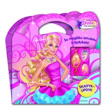 Barbė. Su magišku amuletu ir lipdukais