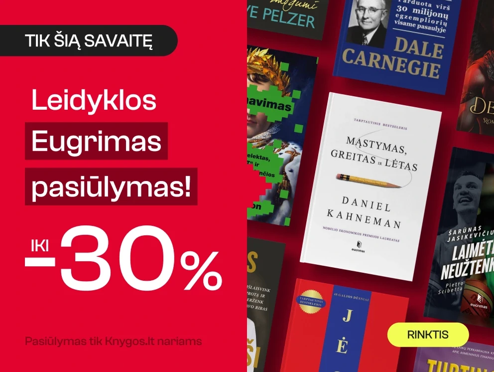 Leidyklos EUGRIMAS knygoms iki -30%