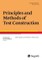 Principles and Methods of Test Construction