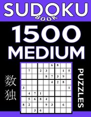 Sudoku Book 1,500 Medium Puzzles