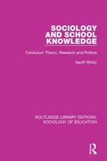 Sociology and School Knowledge