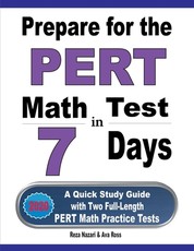 Prepare for the PERT Math Test in 7 Days