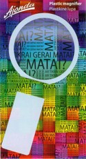 Plastikinė lupa (tikrai gerai matai?)