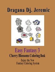 Easy Fantasy 3 Cherry Blossoms Coloring Book
