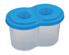 Indelis vandeniui dvigubas mėlynas