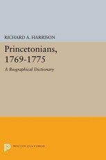 Princetonians, 1769-1775