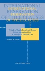 International Reservation of Title Clauses