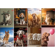 Sąsiuvinis „PETS“, A4, langeliais