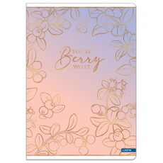 Sąsiuvinis(platus) A5 48lap 80g linija BERRY