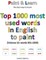 Top 1000 most used words in English to paint (Volume 10