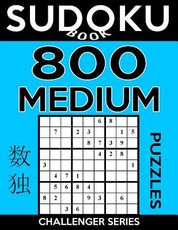 Sudoku Book 800 Medium Puzzles