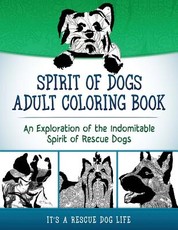 Spirit of Dogs Adult Coloring Book