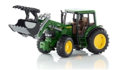 Traktorius John Deere 6920 su priekinio krautuvo kaušu