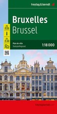 Bruxelles / Brüssel, Stadtplan 1:18.000, freytag & berndt