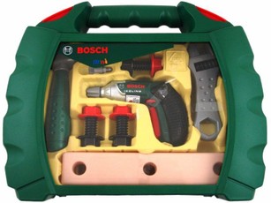 Bosch įrankių dėklas su atsuktuvu ir įrankiais
