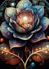 Taškuota užrašinė ŽYDĖJIMAS, A5