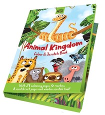 Animal Kingdom Color and Scratch Book